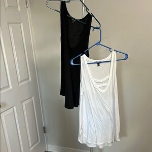 Express White Sleeveless Tank Top